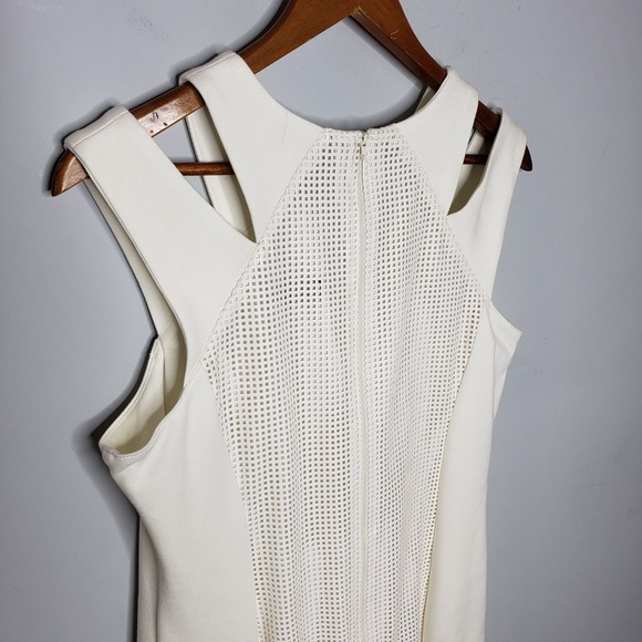 Cartise Vegan Leather Perforated Dress with Cutout - Picture 4 of 7